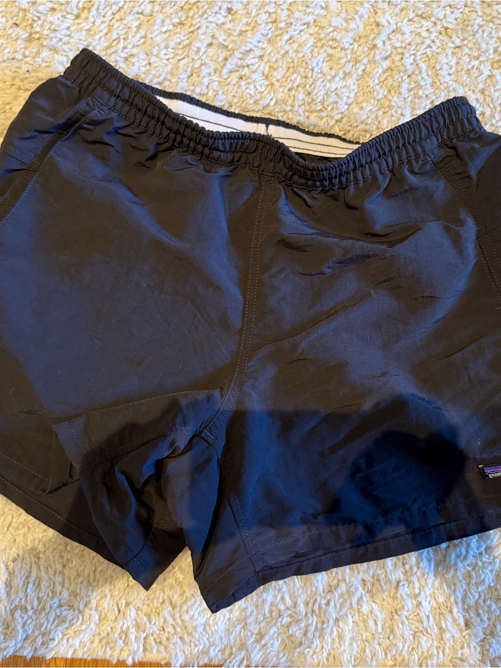 Patagonia Black Baggies 5” Shorts